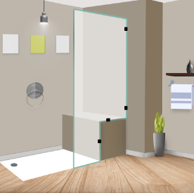 Fixed Shower Screen